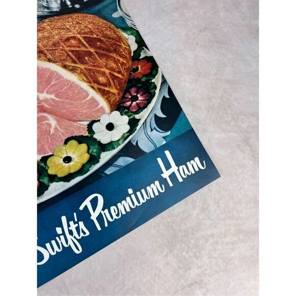 Vintage 1951 Swifts Premium Easter Ham Vintage Ad Magazine Print Foods Meats - Picture 6 of 10